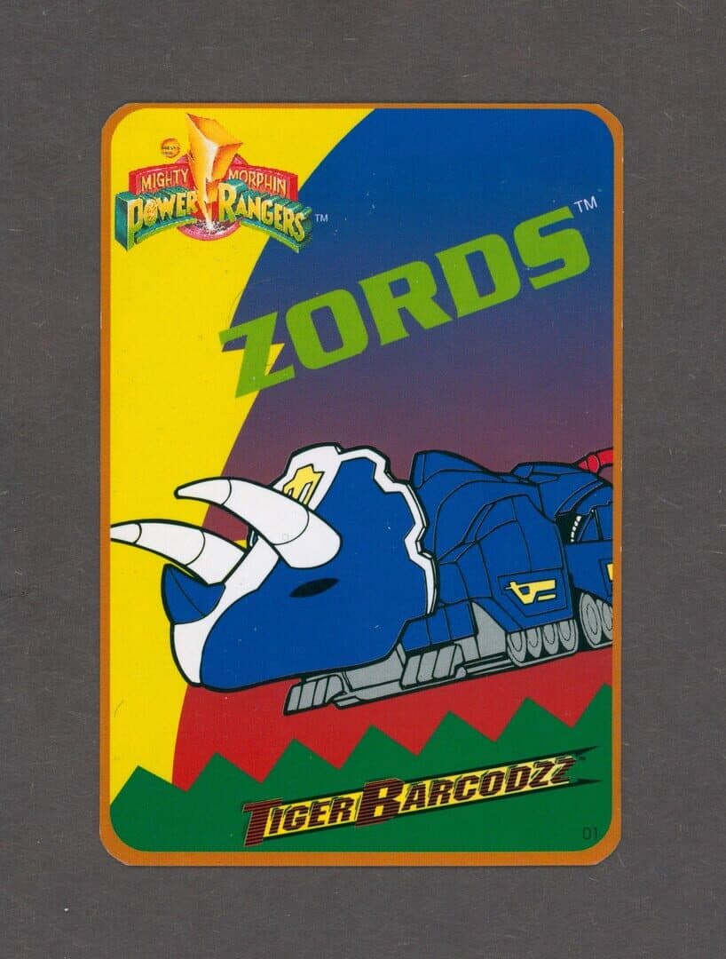 Mighty Morphin Power Rangers: Tiger Barcodzz - 01: Zords