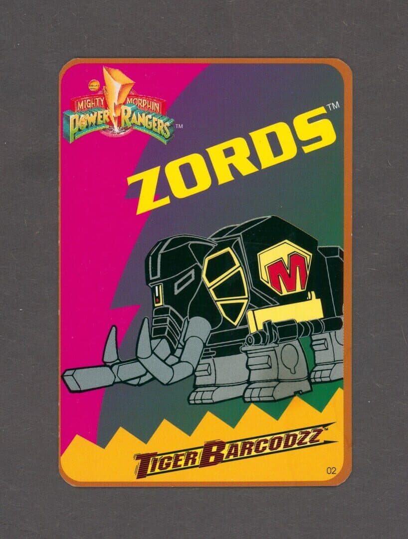 Mighty Morphin Power Rangers: Tiger Barcodzz - 02: Zords