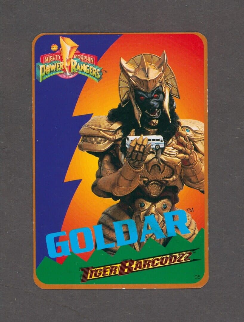 Mighty Morphin Power Rangers: Tiger Barcodzz - 05: Goldar