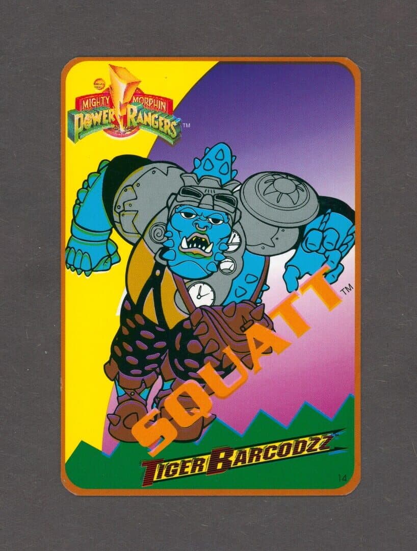 Mighty Morphin Power Rangers: Tiger Barcodzz - 14: Squatt