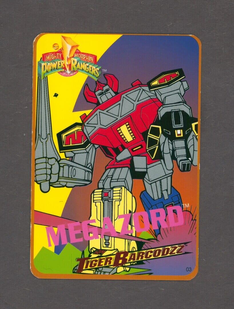 Mighty Morphin Power Rangers: Tiger Barcodzz - 03: Megazord