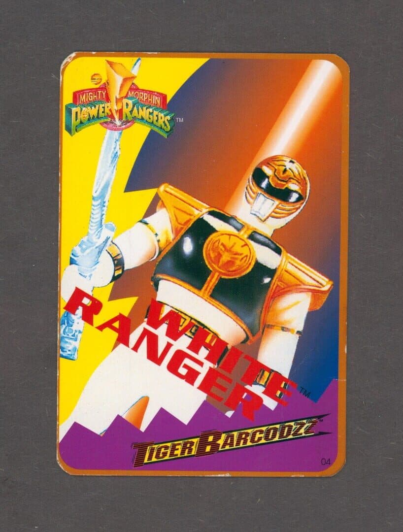 Mighty Morphin Power Rangers: Tiger Barcodzz - 04: White Ranger
