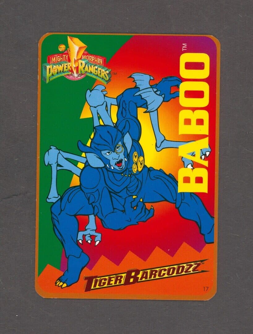 Mighty Morphin Power Rangers: Tiger Barcodzz - 17: Baboo