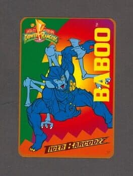 Mighty Morphin Power Rangers: Tiger Barcodzz - 17: Baboo