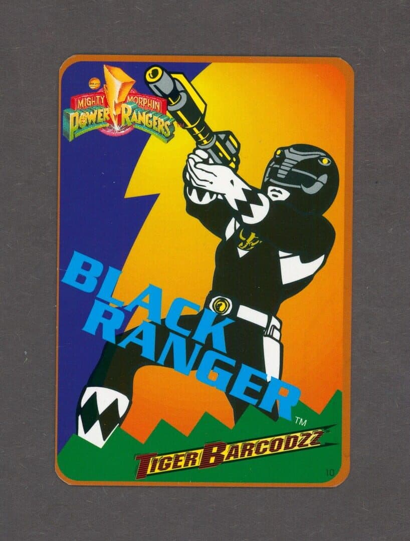 Mighty Morphin Power Rangers: Tiger Barcodzz - 10: Black Ranger