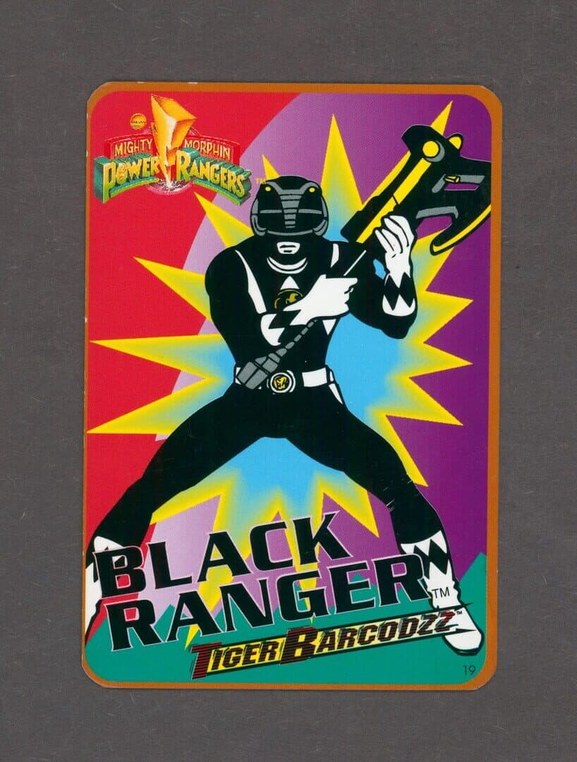 Mighty Morphin Power Rangers: Tiger Barcodzz - 19: Black Ranger