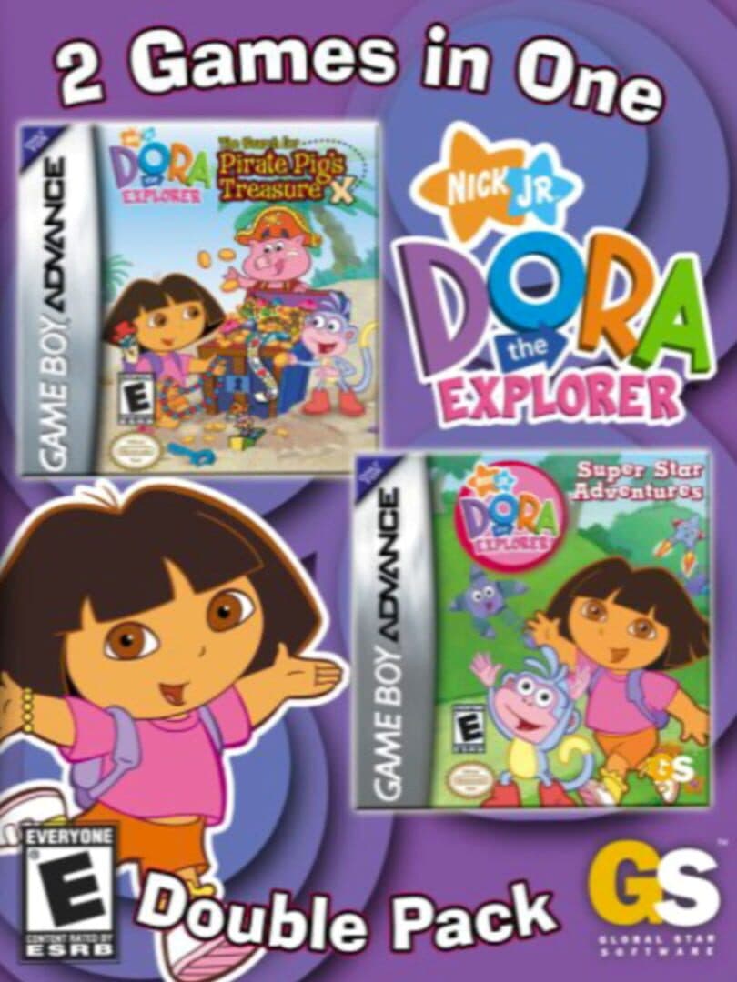 2 Games in One Double Pack | Dora the Explorer: Pirate Pig's Treasure & Dora the Explorer: Super Star Adventures