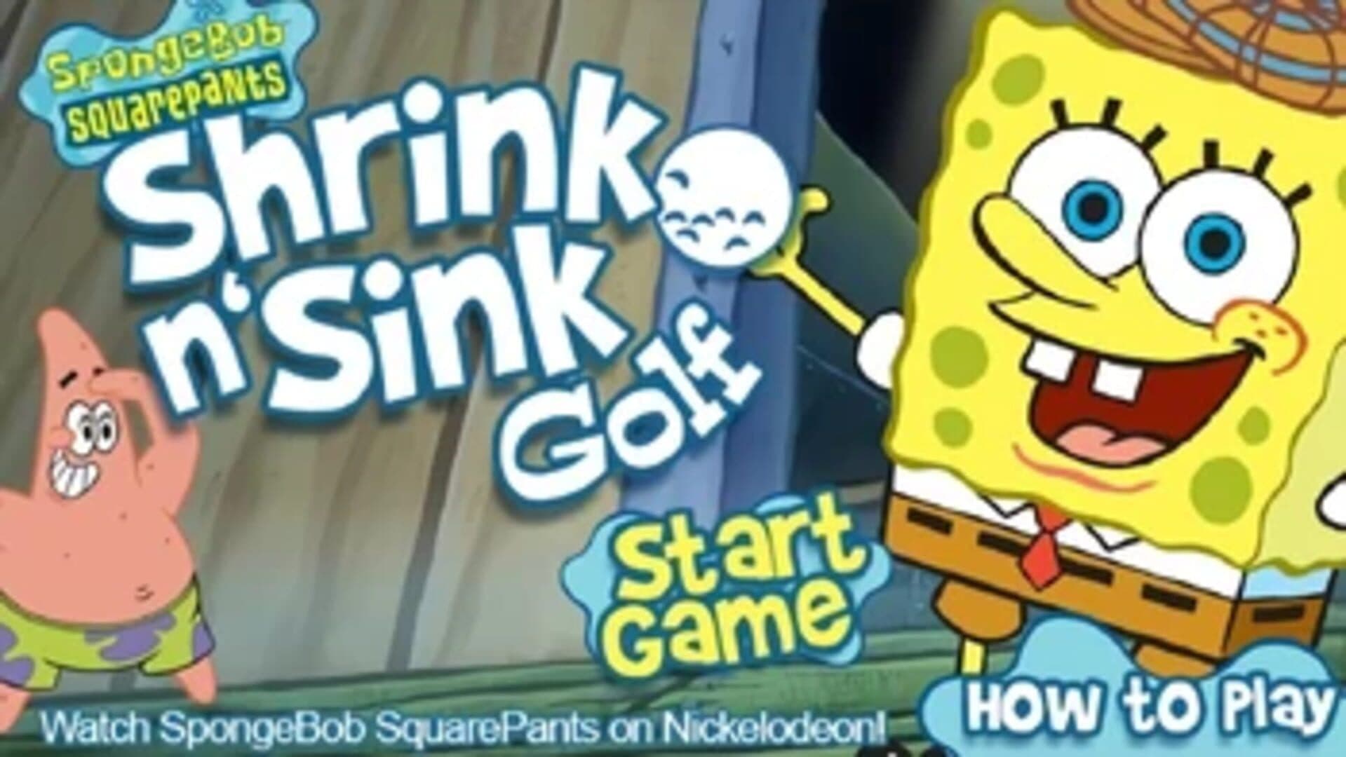 Spongebob Squarepants: Shrink n' Sink Golf